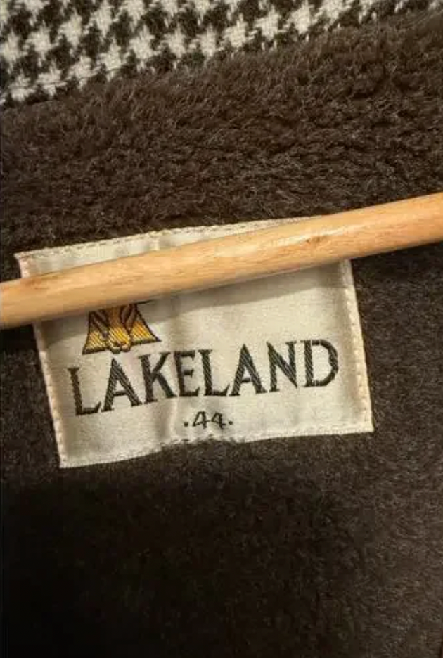 Wool Herringbone Shearling Coat